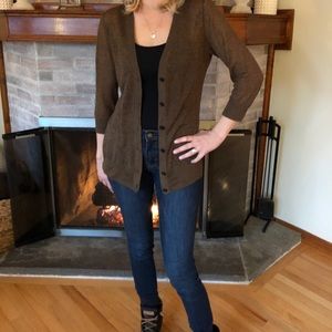 Sparkly LOFT cardigan